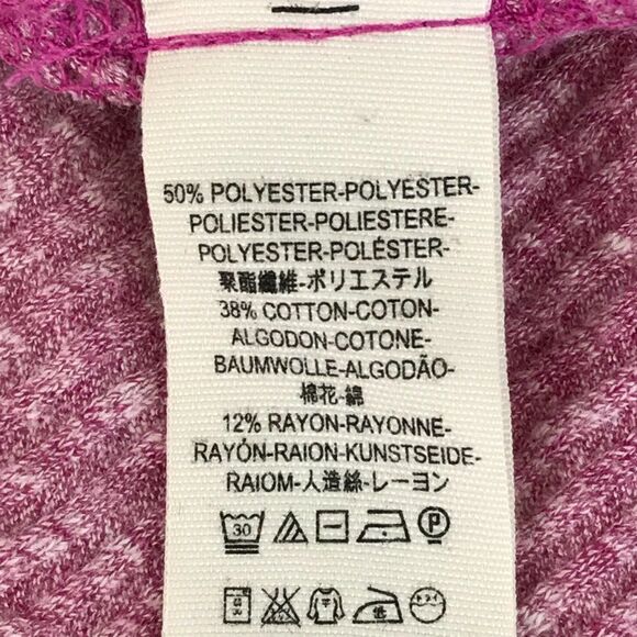 Free People Londontown Thermal Top Women's Small Pink Stretch Knit Oversized - Picture 10 of 12